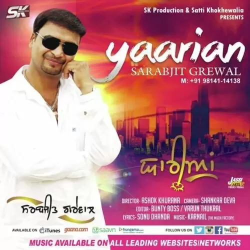 Yaarian Sarabjit Grewal Mp3 Download Song - Mr-Punjab