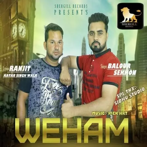 Weham Balour Sekhon Mp3 Download Song - Mr-Punjab