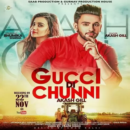 Gucci Di Chunni Akash Gill Mp3 Download Song - Mr-Punjab