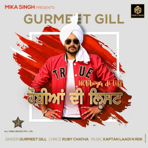 Hobbiya Di List Gurmeet Gill Mp3 Download Song - Mr-Punjab