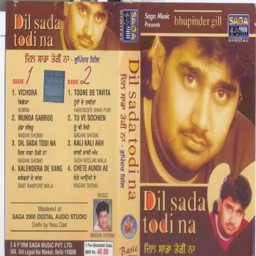 Dil Sada Todi Na Bhupinder Gill Mp3 Download Song - Mr-Punjab