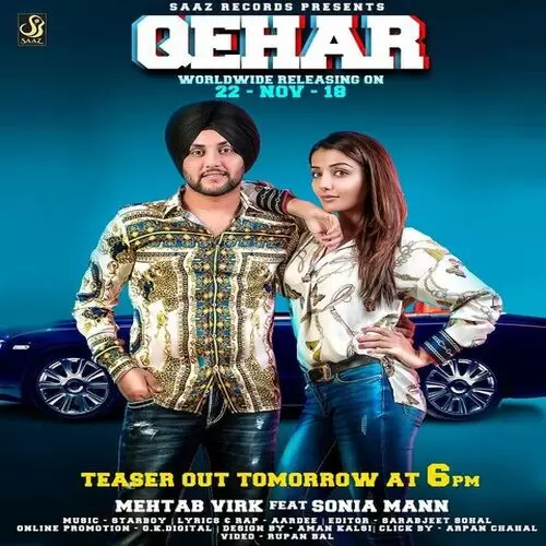 Qehar Mehtab Virk Mp3 Download Song - Mr-Punjab