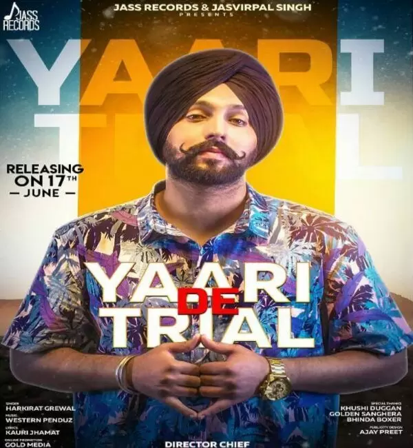 Yaari De Trial Harkirat Grewal Mp3 Download Song - Mr-Punjab