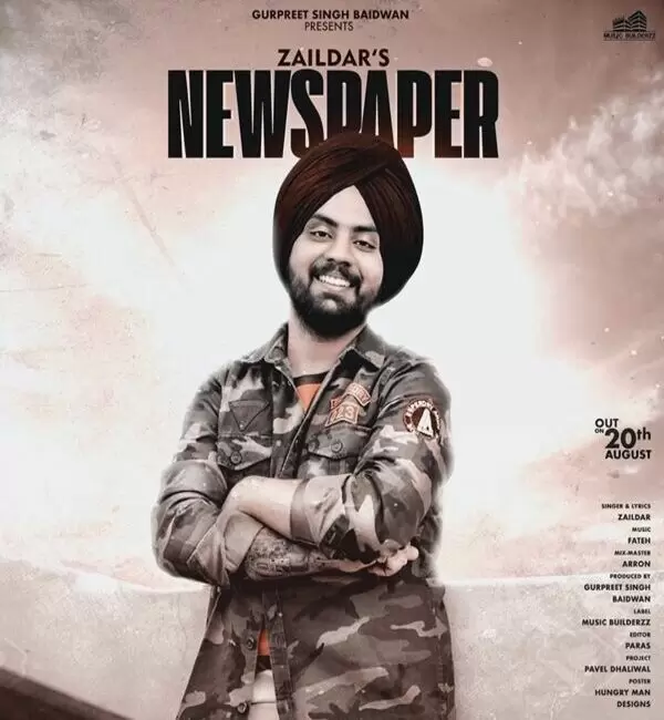 News Paper Zaildar Mp3 Download Song - Mr-Punjab