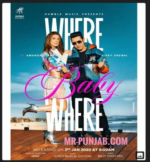 Where Baby Where Gippy Grewal Mp3 Download Song - Mr-Punjab