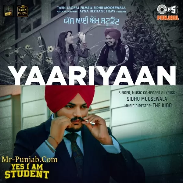 Yaarian Sidhu Moose Wala Mp3 Download Song - Mr-Punjab