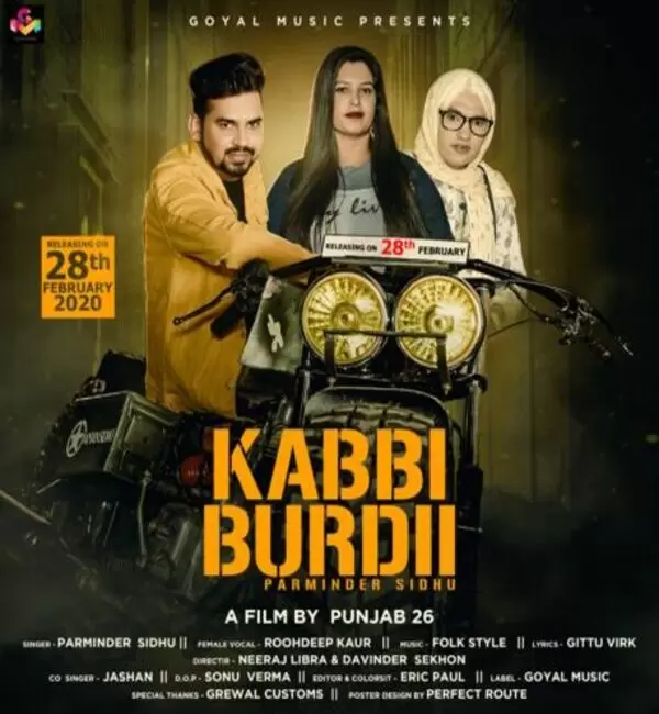 Kabbi Burdii Parminder Sidhu Mp3 Download Song - Mr-Punjab