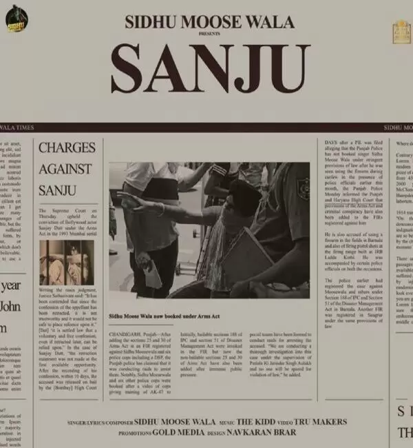 Sanju (Full Song) Sidhu Moose Wala Mp3 Download Song - Mr-Punjab