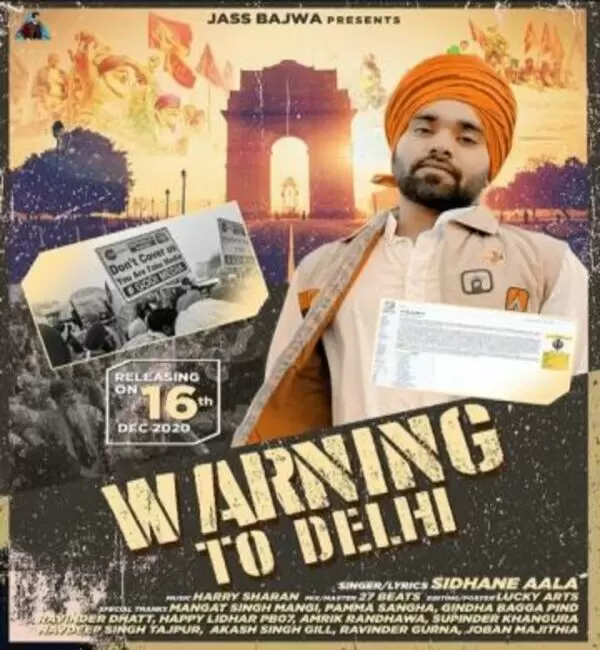 Warning To Delhi Sidhane Aala Mp3 Download Song - Mr-Punjab