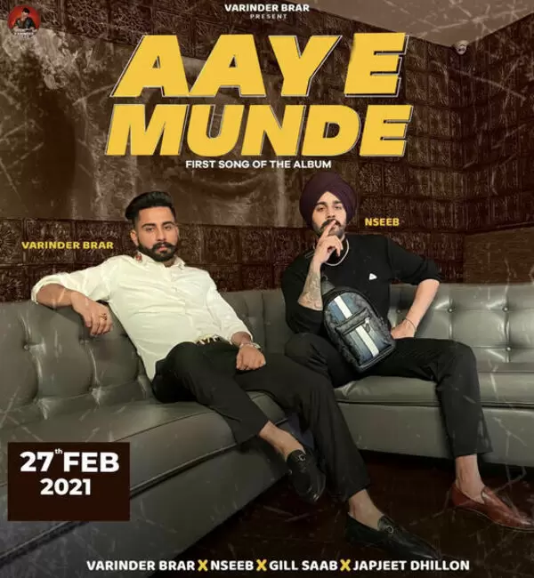 Aaye Munde Varinder Brar Mp3 Download Song - Mr-Punjab