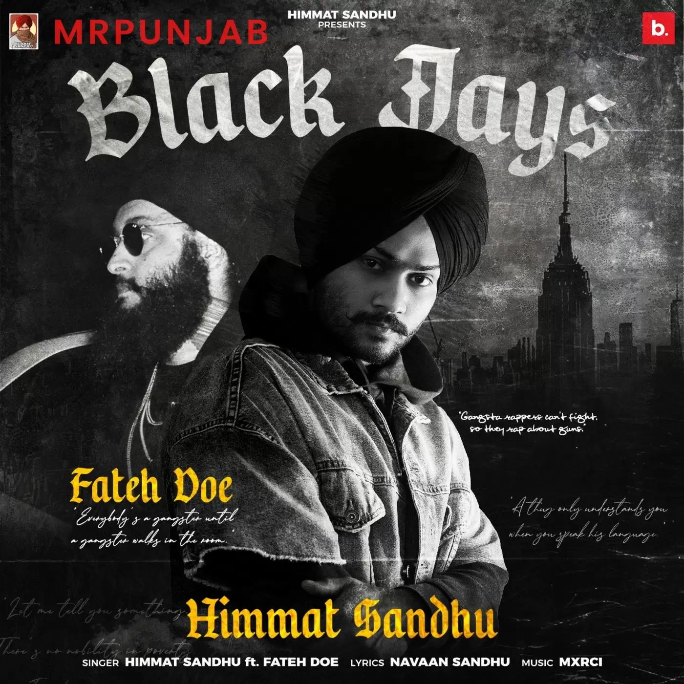 Black Jays Himmat Sandhu Mp3 Download Song - Mr-Punjab