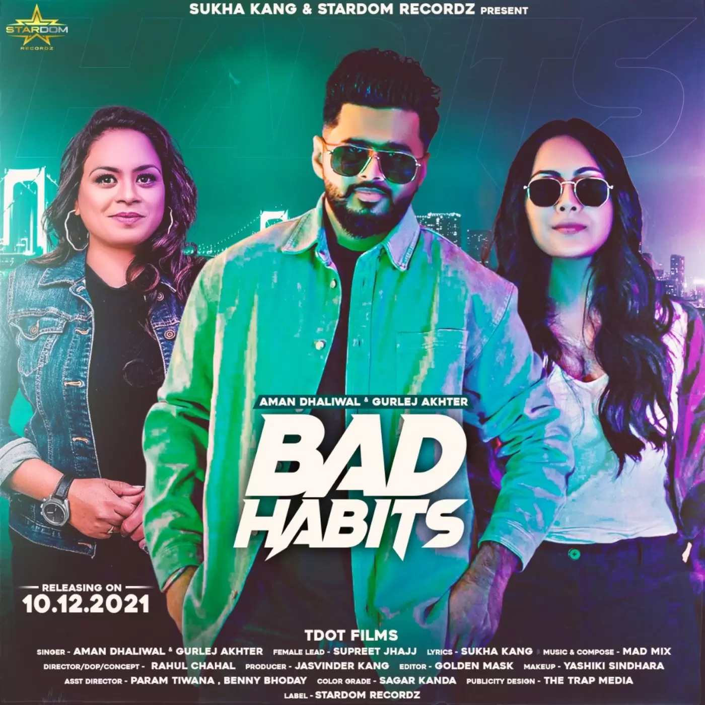 Bad Habits Aman Dhaliwal Mp3 Download Song - Mr-Punjab