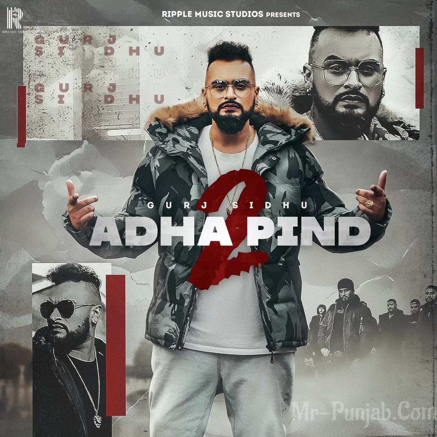 Adha Pind 2 Gurj Sidhu Mp3 Download Song - Mr-Punjab