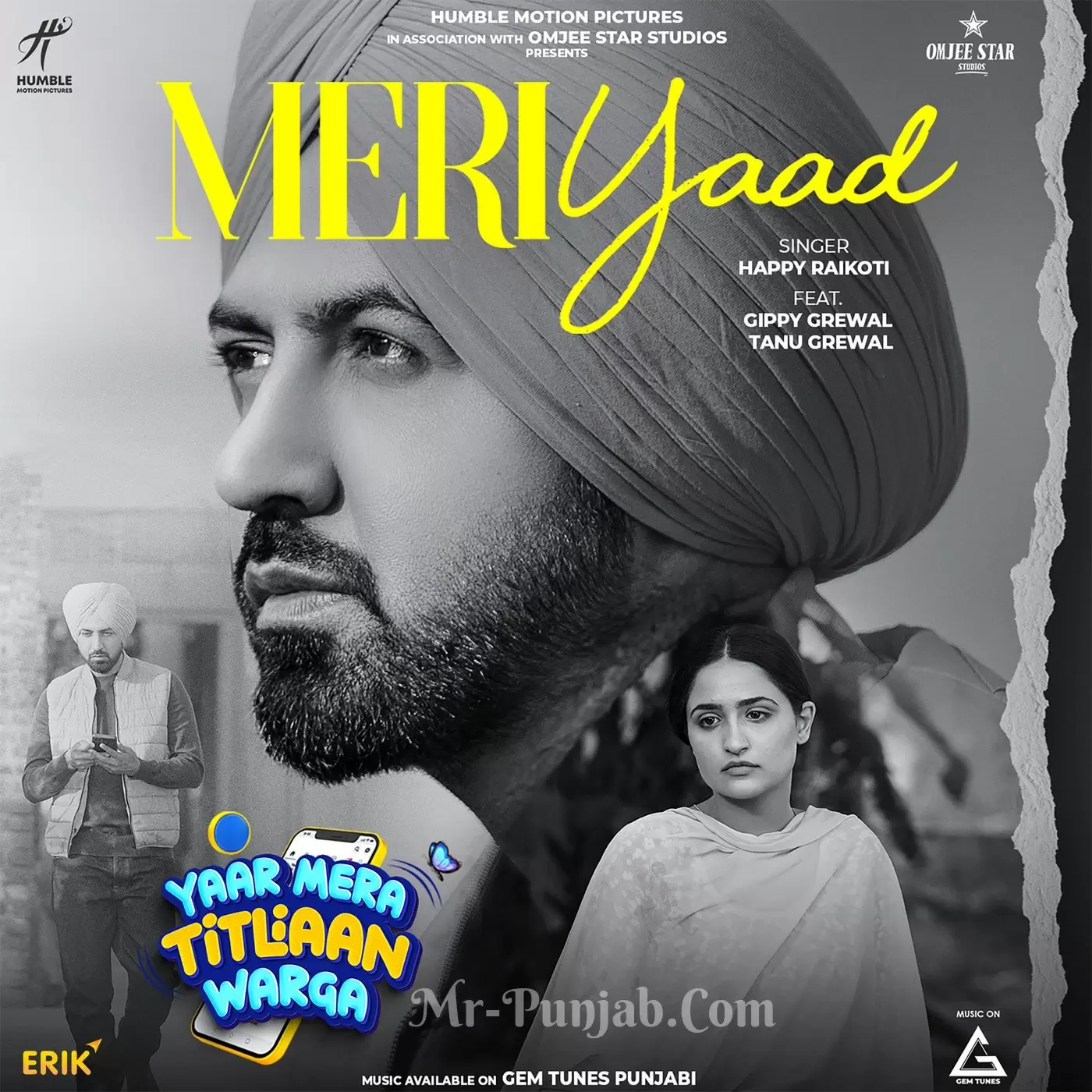Meri Yaad Happy Raikoti Mp3 Download Song - Mr-Punjab