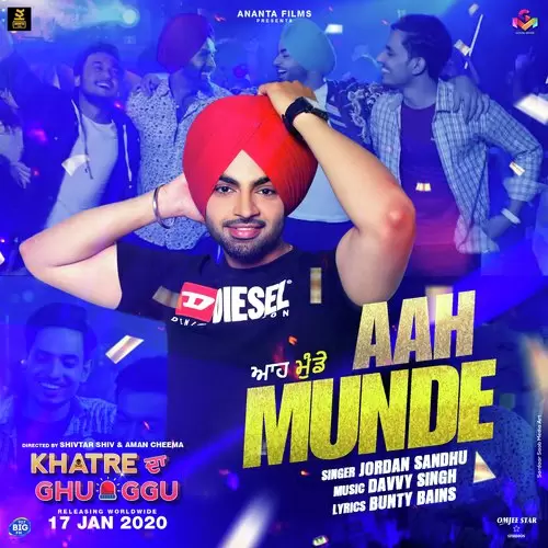 Aah Munde Jordan Sandhu Mp3 Download Song - Mr-Punjab