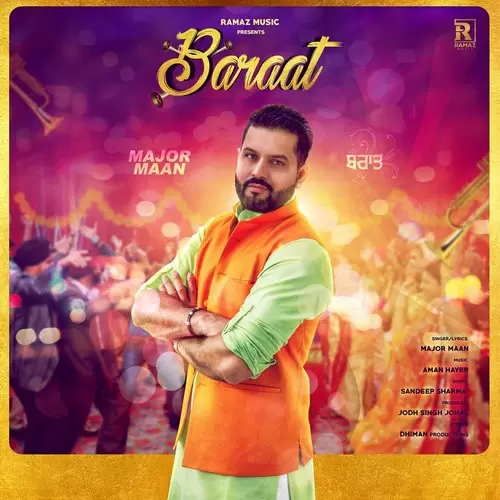 Baraat Major Maan Mp3 Download Song - Mr-Punjab