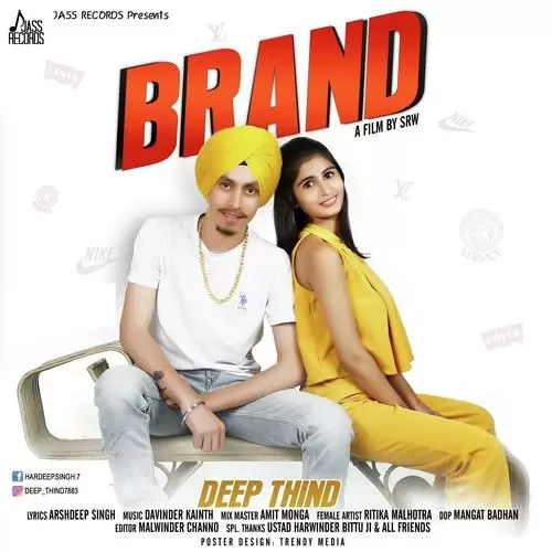 Brand Deep Thind Mp3 Download Song - Mr-Punjab