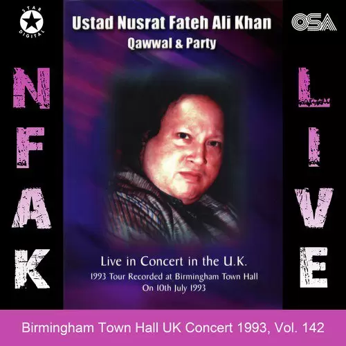 Birmingham Town Hall UK Concert 1993, Vol. 142 Songs