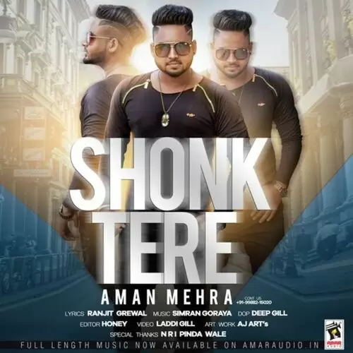 Shonk Tere Aman Mehra Mp3 Download Song - Mr-Punjab